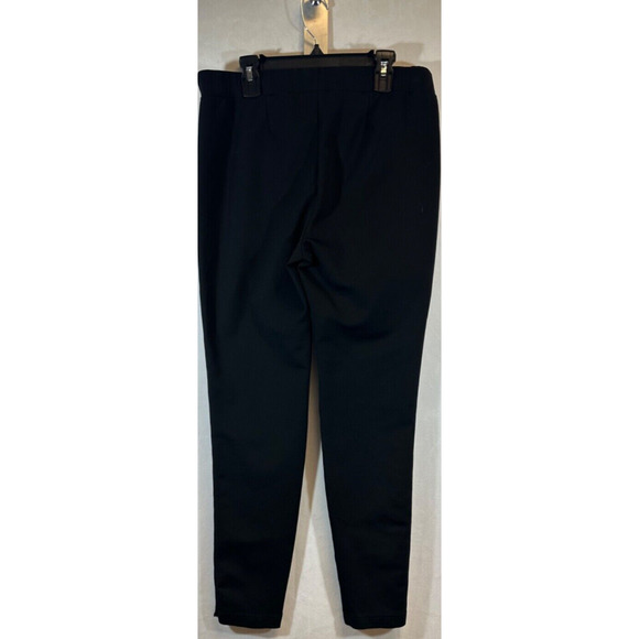 Worth New York Pull On Side Snap Pants Black Elastic Waist size S Blended A60 - Picture 3 of 7